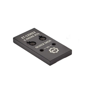 Plaque pour viseur point rouge pour Glock MOS | C-More RTS empreinte