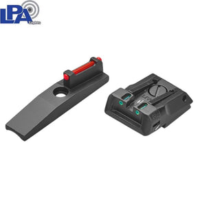 Ruger Mark 22/45 [Lite & Tactical] organes de visée réglables | avec fibre optique