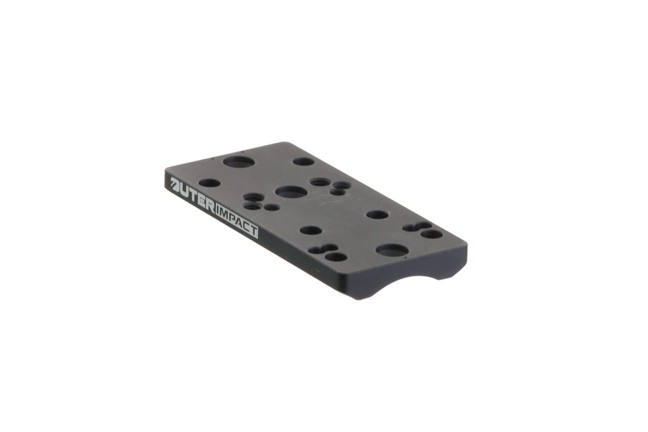 Ruger Mark III & Mark IV plaque adaptatrice | type C [RMR RTS & Docter empreinte]