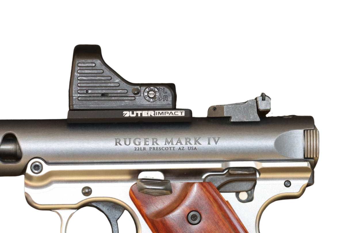 Ruger Mark III & Mark IV Optics Ready plaque | type C [RMR, RTS & Docter footprint] 
