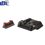 Walther Q4 SF OR & Q5 Match SF jeu d'organes de visée réglables avec fibres optiques LPA