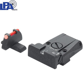 Springfield [XD,XDM] & HS Produkt [XDM HS-9 SF19] organes de visée réglables | avec fibres optiques