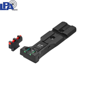 S&W revolver [686 629 19 66 586 & other] viseur point rouge ready organes de visée réglables [spring-front sight] | avec fibre optique