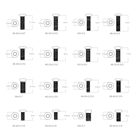 Jeu de vis Vector Optics