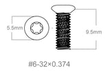 Jeu de vis 3pcs | 6-32x0.374’’ [T10]