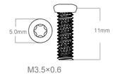 Jeu de vis 3pcs | M3.5x0.6 [T10]
