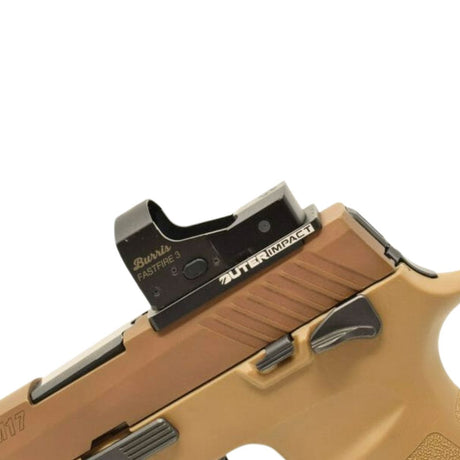 Sig P320 [models with removable rear sight] Plaque adaptatrice | type C [RMR RTS & Docter empreinte]