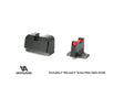 Sig Sauer P220 P226 P229 P320 & P365 plaque adaptatrice tall sport organes de visée avec fibre optique