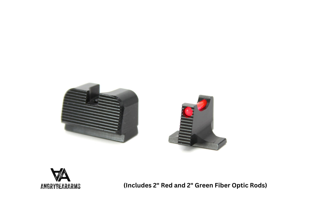 Sig Sauer P220 P226 P229 P320 & P365 plaque adaptatrice tall sport organes de visée avec fibre optique