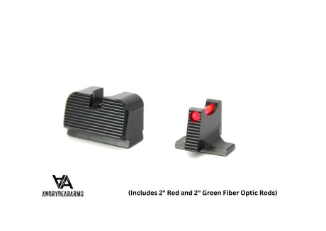 Sig Sauer P220 P226 P229 P320 & P365 plaque adaptatrice tall sport organes de visée avec fibre optique