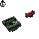 Organes de visée pour Glock [G17 G19 G26 & other] avec fibre optique | type B