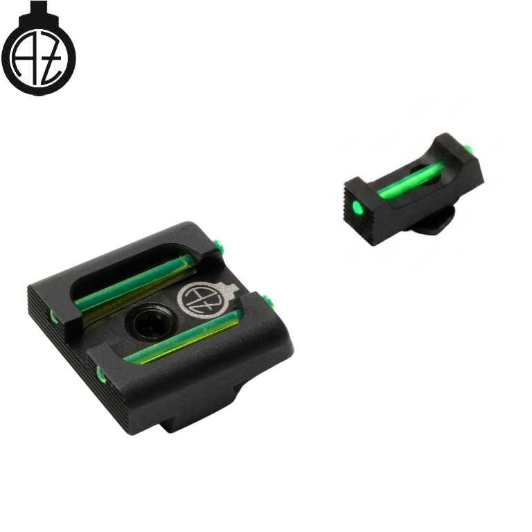 Organes de visée pour Glock [G17 G19 G26 & other] avec fibre optique | type B