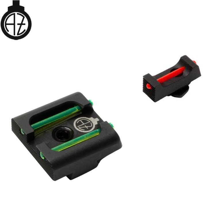 Organes de visée pour Glock [G17 G19 G26 & other] avec fibre optique | type B
