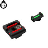 Organes de visée pour Glock [G17 G19 G26 & other] avec fibre optique | type B