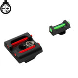 Organes de visée pour Glock [G17 G19 G26 & other] avec fibre optique | type B