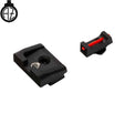 Organes de visée for Glock [G17 G19 G26 & other] with fiber optics | type