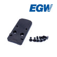 Springfield 1911 DS Prodigy Plaque adaptatrice Optics Ready | Trijicon RMR empreinte EGW