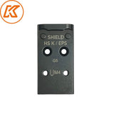 Plaque point rouge en acier pour Glock MOS | Shield RMSc & Holosun K-series empreinte