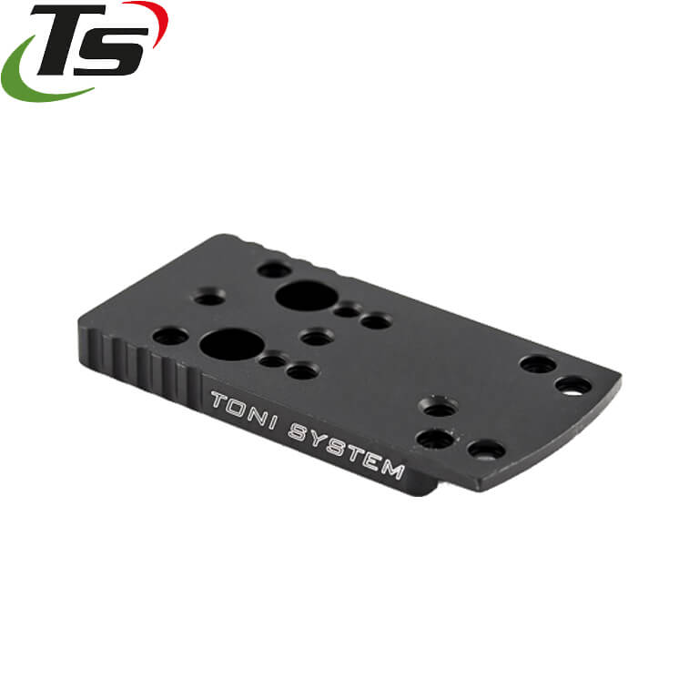 Tanfoglio Stock 2 Optic [Pre 2022] plaque adaptatrice Optics Ready | type A [RMSc, DPP & Docter empreintes]