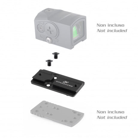 Adaptateur d'empreinte | de montages Toni System "type A" vers Aimpoint Acro Holosun