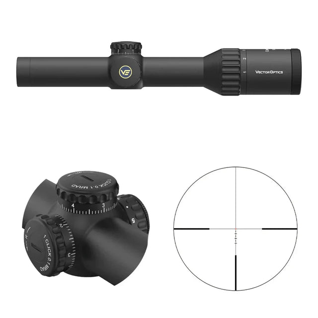 Vector Optics Continental x6 1-6x24i Fiber lunette de visée Vector Optics