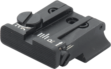 Walther P99, PPQ, PPQ M2 viseur arrière réglable | rainuré 