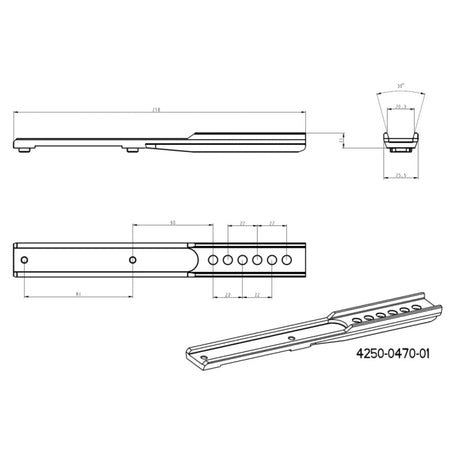 Adaptateur pour Pixfra Chiron PFI-C450 | base Blaser