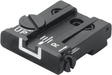 Hausse réglable pour Glock [G17 G19 G26 & other] | white lines