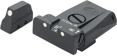 Beretta [92 96 98 M9A1] organes de visée réglables | points blancs
