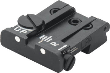 Browning Hi-Power [Sport Vigilante Mark III Practical HP40] hausse réglable | points blancs