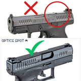 CZ P-10 [P-10C P-10F P-10S] montage point rouge | Shield RMSc empreinte