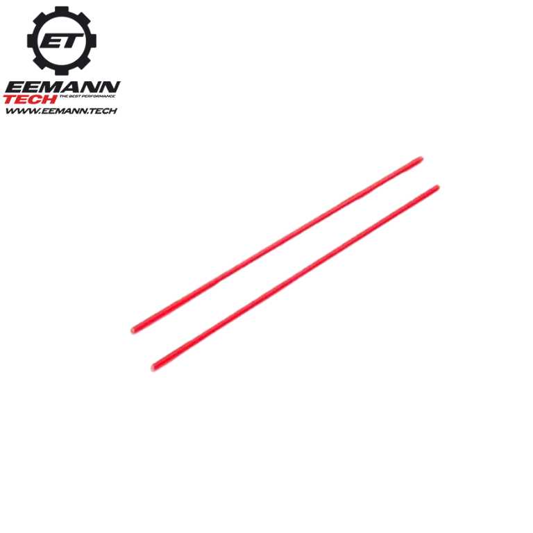 Tige de remplacement à fibre optique | 2 pcs - Red 1.0 mm