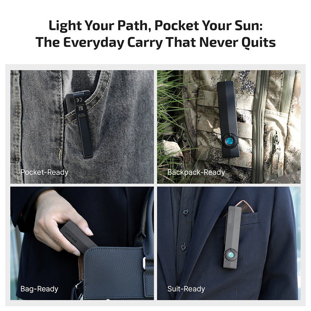 Olight ArkPro | flat lampe EDC 4-en-1 | 1.500 lm