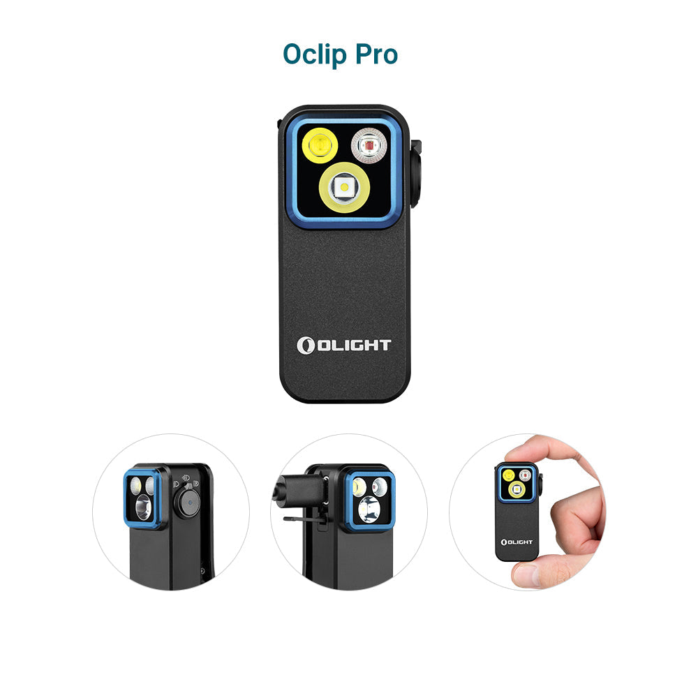 Olight Oclip Pro | lampe clip multifonction | 500 lm - Black