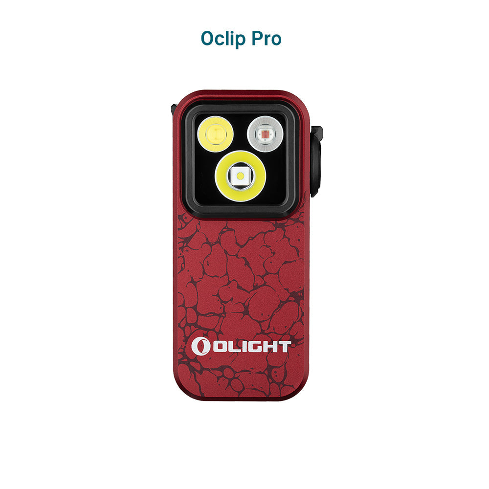Olight Oclip Pro | lampe clip multifonction | 500 lm - Molten Lava