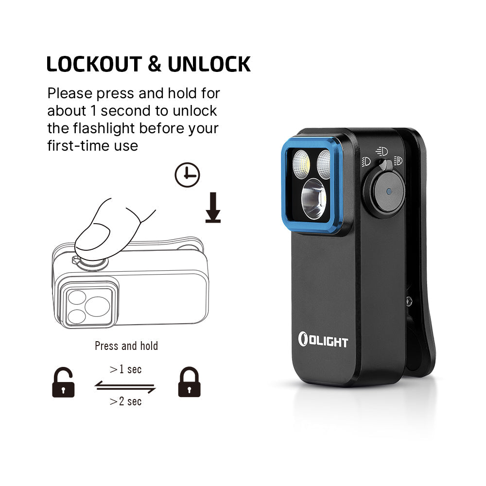 Olight Oclip Pro | lampe clip multifonction | 500 lm