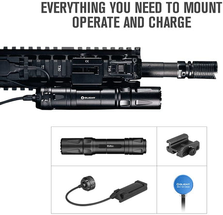 Olight Odin | lampe pour fusil | 2.000 lm