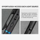 Olight O’Pen 3 | stylo-lampe multifonction | 120 lm + laser vert - Noir