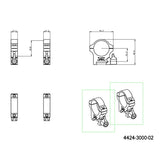 30mm anneaux de lunette | Base Picatinny avec levier 