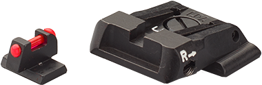 Smith & Wesson M&P organes de visée réglables | fibre optique