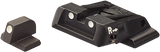 Smith & Wesson M&P organes de visée réglables | points blancs