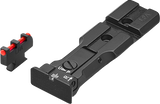 Smith & Wesson revolver [686 629 19 66 586 & other] organes de visée réglables prêts pour viseur point rouge | fibre optique
