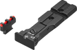 Smith & Wesson revolver [686 629 19 66 586 & other] organes de visée réglables prêts pour viseur point rouge | fibre optique