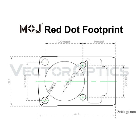 Vector Optics Frenzy 1x22x26 MOS viseur point rouge